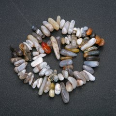 Нитка натурального камня Ботсван крошка "игла" d-20х7мм L-41см +- купить оптом дешево в интернет