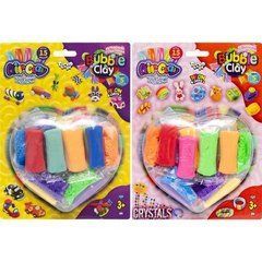 Від 2 шт. Набор шарикового и воздушного пластилина "Air Clay+Bubble Clay" 15 цветов укр. ARBB-03-01,02