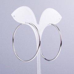 Сережки Xuping кільця Родій s-2мм+- d-53мм+- купити біжутерію дешево в інтернеті