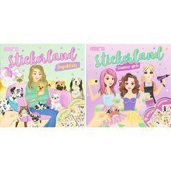 Від 3 шт. Книжка з наклейками 230х225см "Stickerland" РМ-88