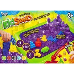 Набір креативної творчості Кінетичний пісок "KidSand" 1200г+пісочниця укр. ДТ-KП-03-14