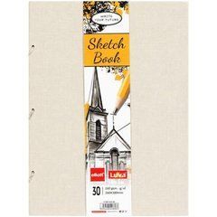 Альбом для ескізів А3 30 аркушів, 160 г/м&sup2; Sketch Book ETBZ-013-8K кільцевий механізм