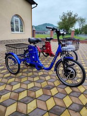 Електровелосипед SKYBIKE 3-CYCL (350W-36V-12Ah) синій купити дешево в Україні