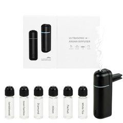 Автомобильный ультразвуковой аромадиффузор с 6 ароматами Ultrasonic Car Aroma Diffuser AD26-27