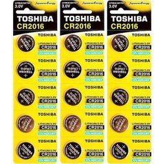 От 10 шт. Батарейка Toshiba "таблетка" CR 2016 купить дешево в интернет магазине