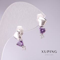 Сережки з різнокольоровими каменями оптом
