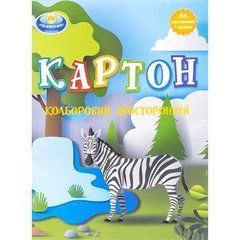 Від 5 шт. Кольоровий картон А4 7арк. двосторонній ТМ Тетрада ТЕ252