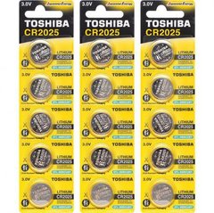 Від 10 шт. Батарейка Toshiba "таблетка" CR 2025 купити дешево в інтернет-магазині