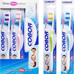 Від 12 шт. Зубні щітки "Cobor" 19см Е-923 купити дешево в інтернет-магазині