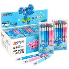 Від 12 шт. Ручка "пишет-стирает" гелевая 0,5мм 34327 "Rabbit blue" Aodemei синяя
