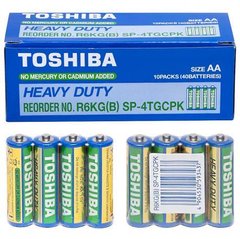 От 40 шт. Батарейка Toshiba R6KD SP-4TGTE купить дешево в интернет магазине