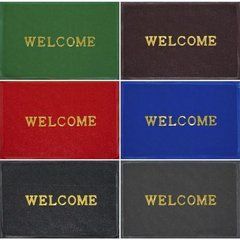 Від 2 шт. Килимок гумовий прямокутний 48*68см "Welcome" 2901-4