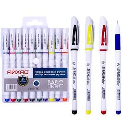 Від 2 шт. Набір ручок гелевих ET801-10 Original 10 кольорів купити дешево в інтернет-магазині