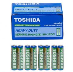 Від 40 шт. Батарейка Toshiba R03G SP2TGTE купити дешево в інтернет-магазині