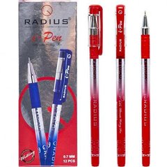 Від 12 шт. Ручка "I Pen" RADIUS з принтом 12 штук, червона купити дешево в інтернет-магазині