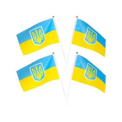 Від 25 шт. Прапор "Україна" 14*21 2-33 купити дешево в інтернет-магазині