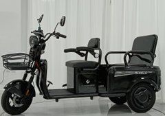 Електричний трицикл із кузовом CARGO Sig L Pro 1200W-72V-30Ah LMFP Шині 10"/10"