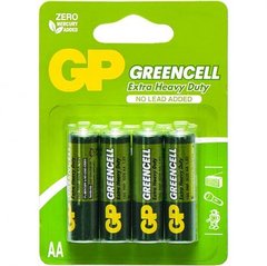 От 72 шт. Батарейка GP Greencell 15G-UE4 сольова бл/4 R6P, AA GP-000133 купить дешево в интернет магазине