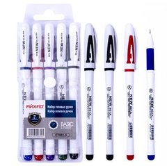 Від 3 шт. Набір ручок гелевих ET801A-5 Original 5 кольорів купити дешево в інтернет-магазині