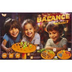 Настільна логічна гра 4+ "Balance Monkey + IQ шашки", 54 фігурки BalM-02/ДТ-БИ-07107