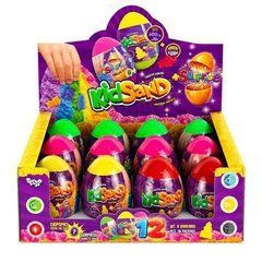 Від 3 шт. Кінетичний пісок "KidSand" 400г у яйці з іграшкою-сюрпризом KS-06-01