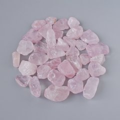 Сувенірний натуральний камінь Рожевий Кварц галтівка 17х12мм +- фасовка 100грамм купити біжутерію дешево в