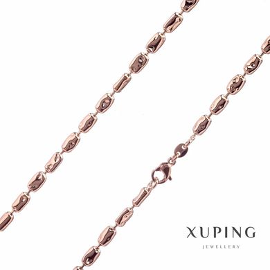 Ланцюжок Xuping плетіння "дуте золото" s-4мм L-45см позолота купити біжутерію дешево в інтернеті