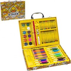 Художній набір для малювання 67 предметів "G.Duck" у дерев'яному кейсі купити дешево в інтернет-магазині