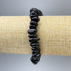 Браслет Агат галтівка 10х5мм+- L-18см+- стрейч