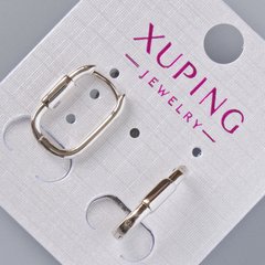 Сережки Xuping d-16х3мм+-, родій купити біжутерію дешево в інтернеті