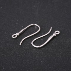 Швензи для сережок 2х20мм сріблястий метал ціна за пару купить бижутерию дешево