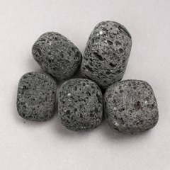 Сувенірні натуральні камені Лава d-22х20мм+- (фасування 100г.) купити біжутерію дешево в інтернеті