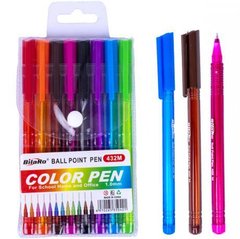 Від 3 шт. Набір ручок масляних 432-8 кольорів купити дешево в інтернет-магазині