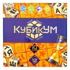 Від 2 шт. Настільна розвиваюча гра 8+ "КубикУм" укр, G-KU-01U ДТ-БИ-07-40