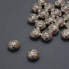 Фурнітура намистина вставка вн d-1,1мм + - d-8х5,5мм + - фасування 20гр 21шт.+ -
