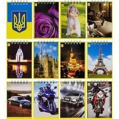 Від 20 шт. Блокнот А7 "Коленкор" 40 аркушів, спіраль м'яка обкладинка