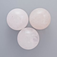 Сувенірна Куля натуральний камінь Рожевий Кварц d-25мм+- (ціна за 1 шт.) купити біжутерію дешево в інтернеті