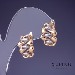 Сережки Xuping 12х16мм "позолота 18К" купити біжутерію дешево в інтернеті
