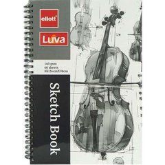 Альбом для ескізів А3 60 аркушів, 160 г/м&sup2; Sketch Book CLBZ-001-8K на спіралі