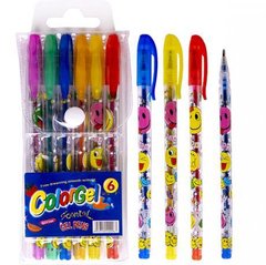 Від 4 шт. Набір ручок ароматизованих гелевих 6 кольорів 805-6 купити дешево в інтернет-магазині