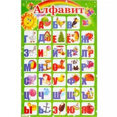 Від 25 шт. Плакат "Алфавіт РОСІЙСЬКИЙ" купити дешево в інтернет-магазині