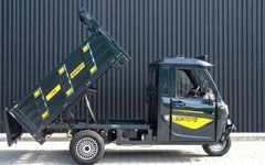 Електричний трицикл гібридний SOK CARGO Titan 2999W-72V-65Ah GraFen Гідравличний кузов 1.3 х 2 +генер. 4 квт. шини 12"/12"