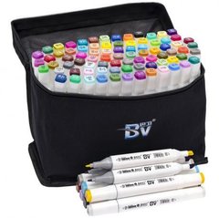 Набір скетч-маркерів 80 кольорів BV820-80 у сумці купити дешево в інтернет-магазині