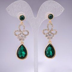Сережки з кристалами