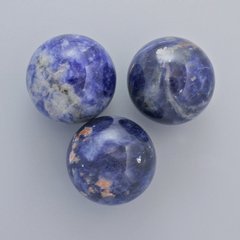 Сувенірна Куля натуральний камінь Содаліт d-20мм+- (ціна за 1 шт.) купити біжутерію дешево в інтернеті