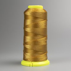 Нитка бобіна Темно-жовтий d-0.9мм капронова для рукоділля 300м купити біжутерію дешево в інтернеті
