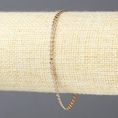 Браслет Xuping Позолота 18К s-3мм + - L-18см + -