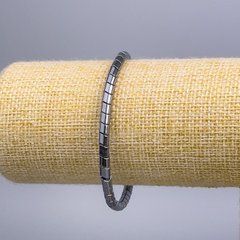 Браслет Гематит зигзаг d-4х4мм+- L-18см стрейч