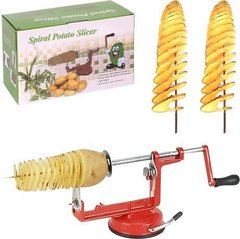Прилад для нарізки картоплі спіраллю Spiral Potato Sliser 17-1 купить дешево в интернет магазине