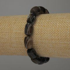 Браслет Агат барило 14х10мм+- L- 18см стрейч